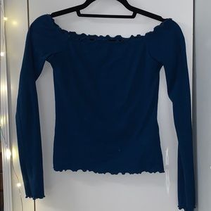 off the shoulder long sleeve